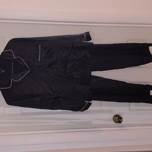 NWT Jones New York 2 Piece Pajamas, Small, Black And Gold